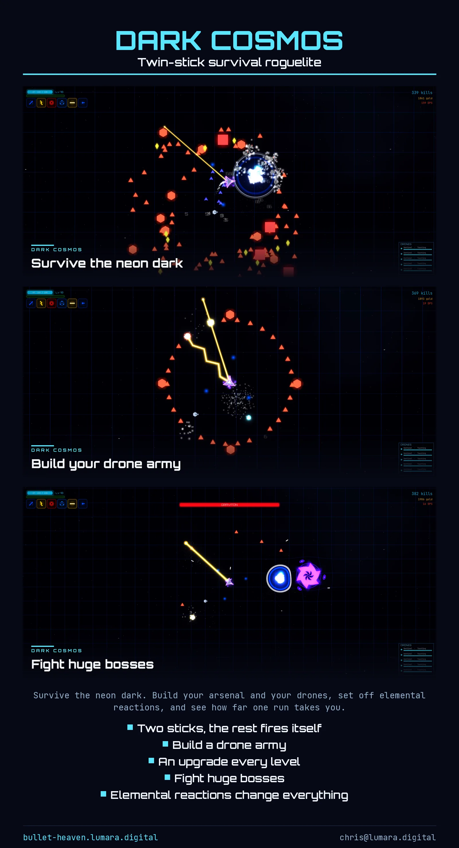 The Dark Cosmos one-sheet